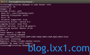 docker info