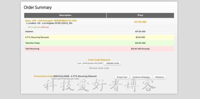 使用 BWHCGLUKKB 优惠码再省6.77%